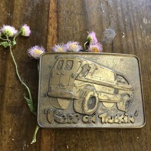 70s belt buckle